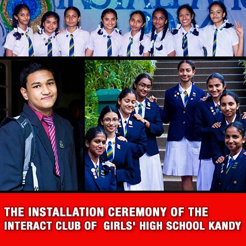 The Installation Ceremony of the Interact Club of  Girls' High School Kandy