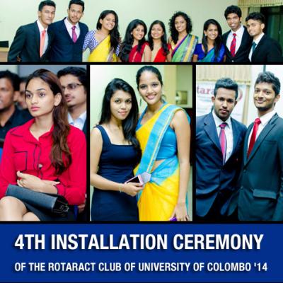 4th Installation Ceremony of the Rotaract Club of University of Colombo '14