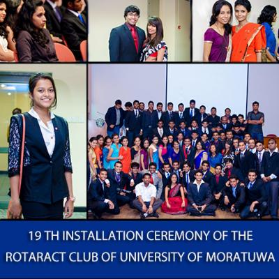19th Installation Ceremony of the Rotaract Club of University of Moratuwa '14
