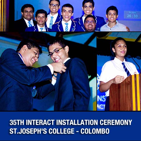 35th Interact Installation Ceremony of St.Joseph's College, Colombo