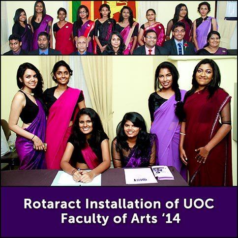 Rotaract Installation of UOC Faculty of Arts '14