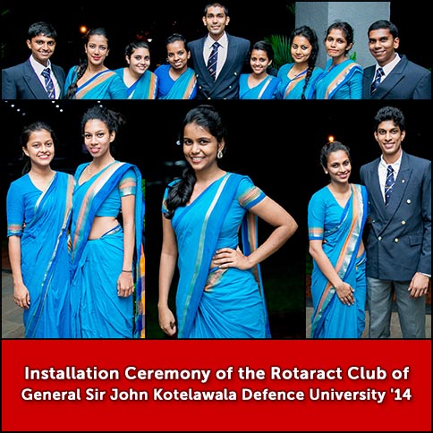 Installation Ceremony of the Rotaract Club of General Sir John Kotelawala Defence University '14