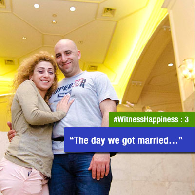 The day we got married… | #WitnessHappiness