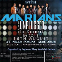 Marians Unplugged Live in Concert @ Nelum Pokuna