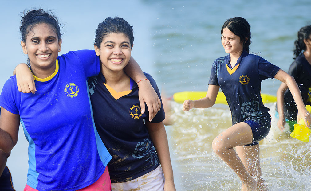 Surf Rescue Lifeguard Training Program organized by the Student Parliament of Visakha Vidyalaya 2015 