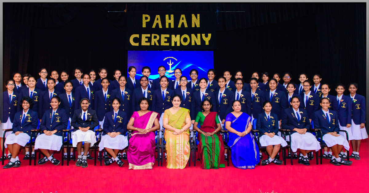 The Investiture Ceremony of the Senior Prefects of Visakha Vidyalaya - Pahan Ceremony 2018