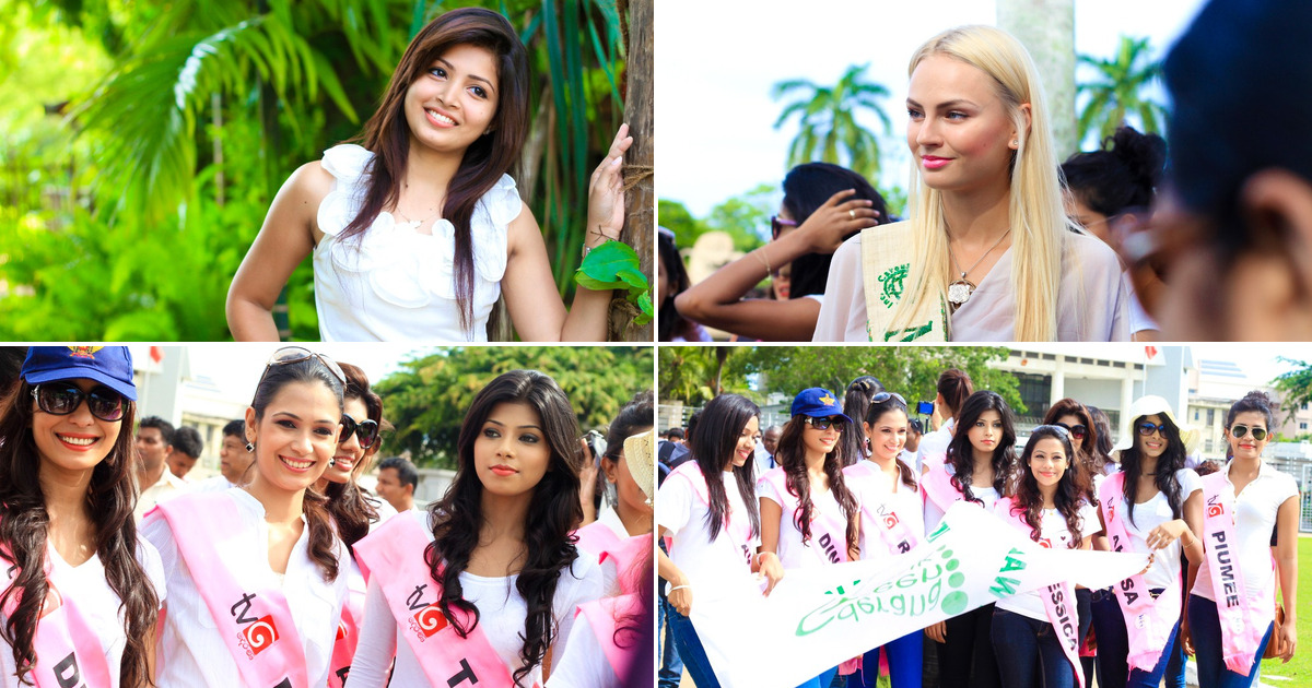 Derana Green Walk '13 with Miss Earth 2012