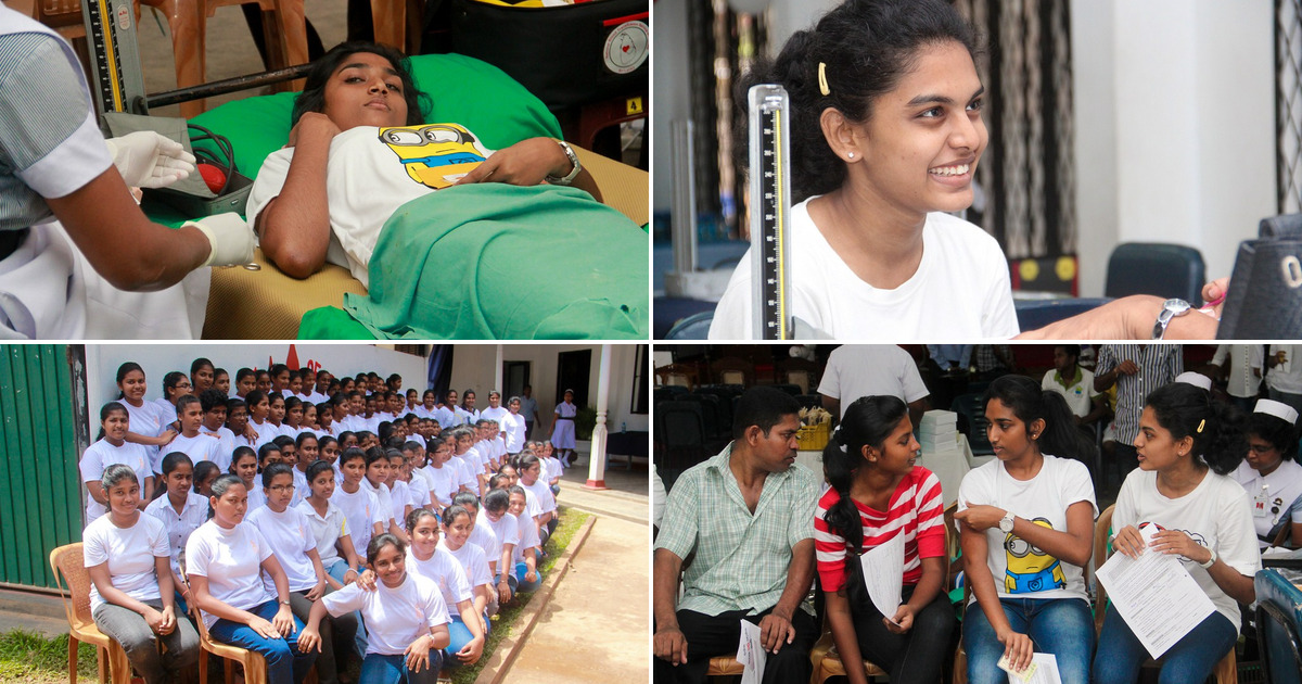 Blood Donation Camp organized by the Prefects Guild of YBV Colombo