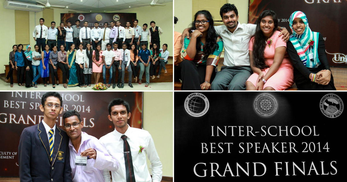 Inter School Best Speaker Contest 2014