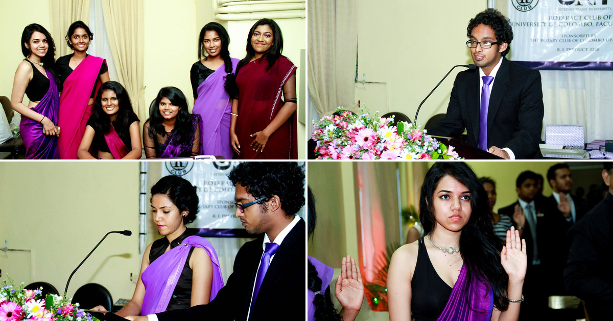 Rotaract Installation of UOC Faculty of Arts '14