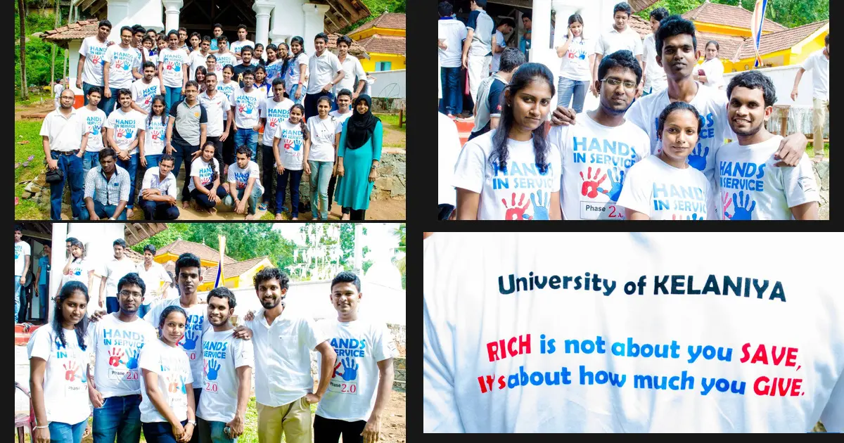 Hands In Service Phase 2.0 - University of Kelaniya
