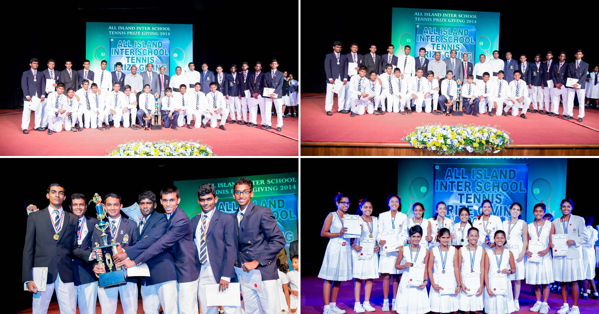 All Island Inter-School Tennis Awards Ceremony 2014