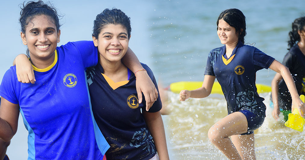 Surf Rescue Lifeguard Training Program organized by the Student Parliament of Visakha Vidyalaya 2015