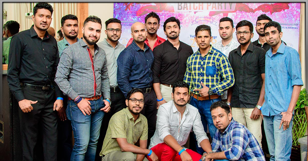 Brotherhood of Gold & Blue : Class of 2008 Annual Gathering '17 - Veluwana College, Colombo